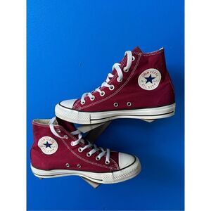 CONVERSE All Star Chuck Taylor RED Canvas M9621 (Size M 6 - w 8) High Top